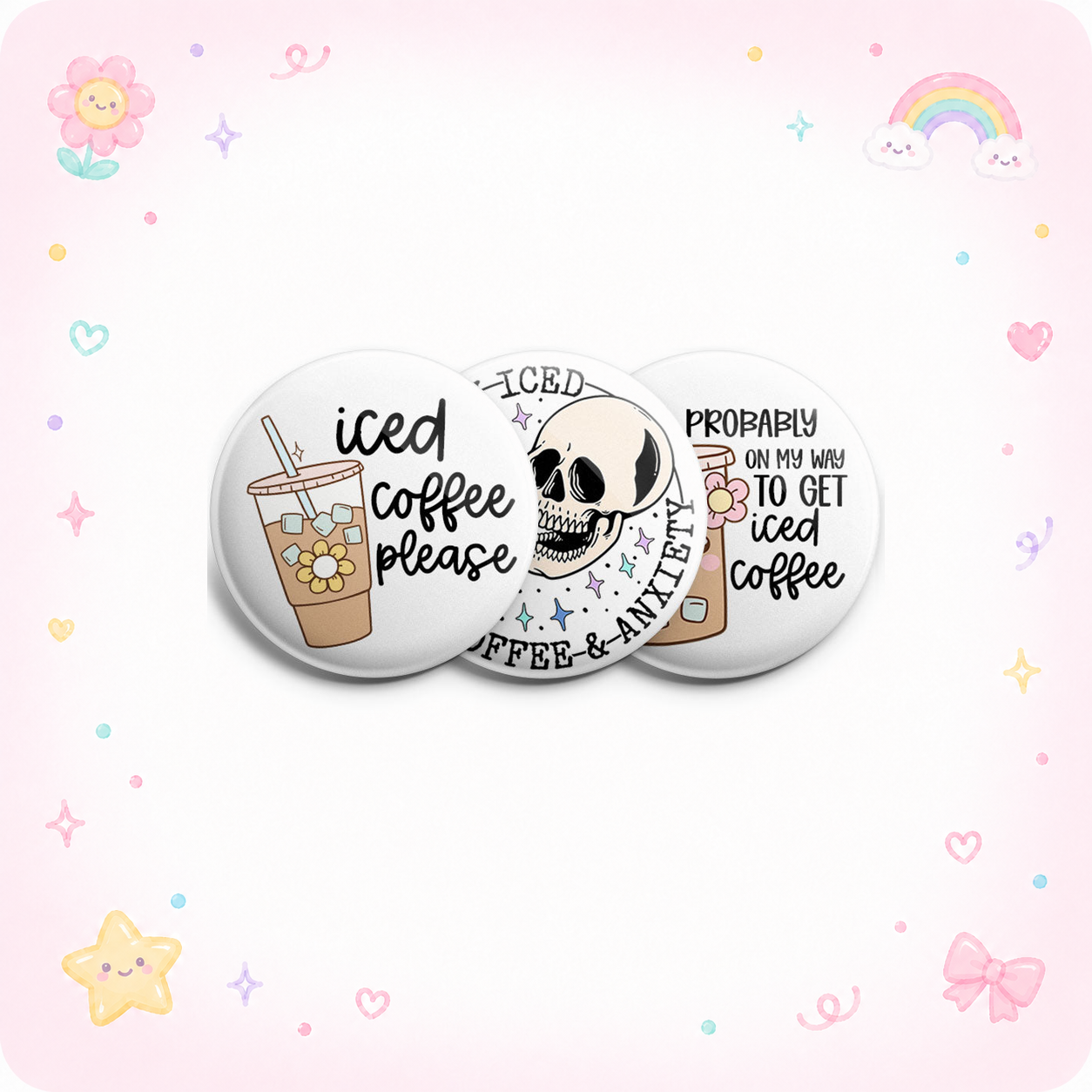 Iced Coffee Addict Topper 3-Pack (Save 5%) - - Topperswap
