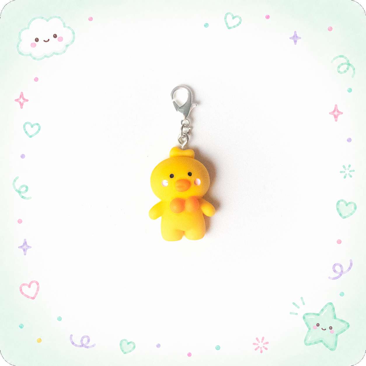 Cute Chick Charm Badge Reel Add-on - - Topperswap