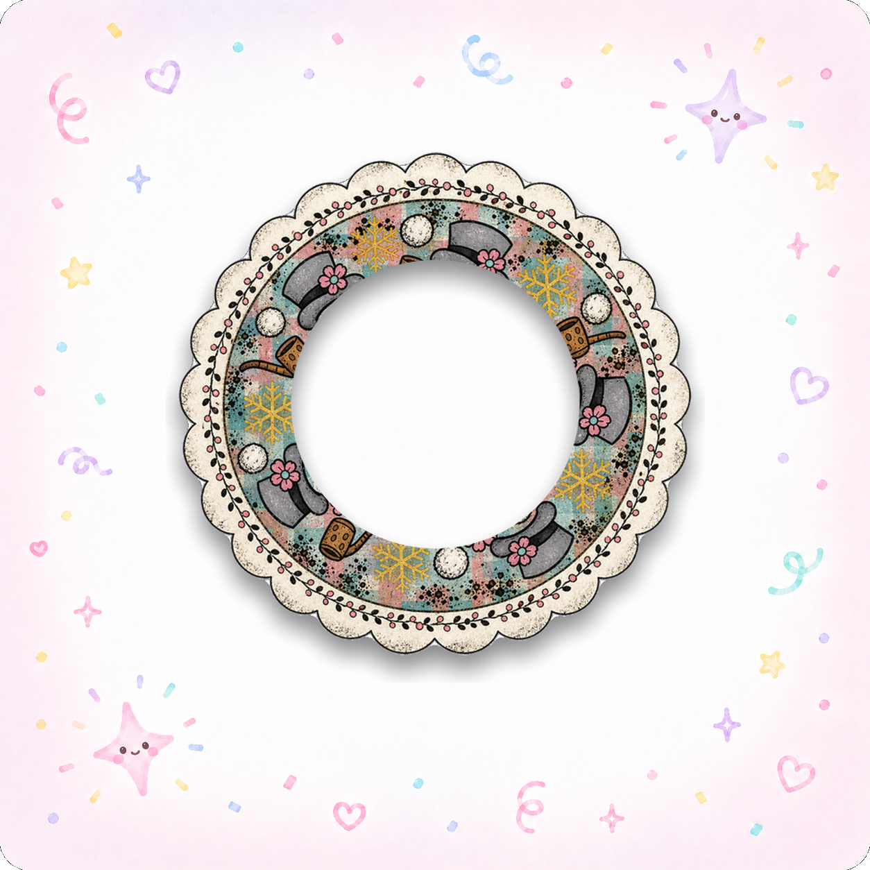 Matching Frame — Frosty Fun - - Topperswap