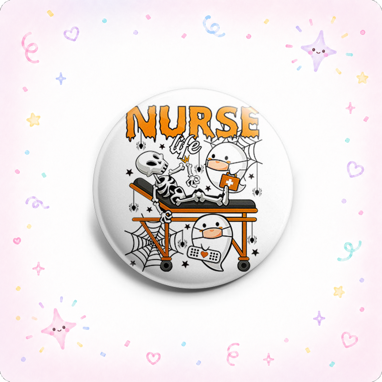 Crazy Shift Nurse Life Halloween Topper - - Topperswap