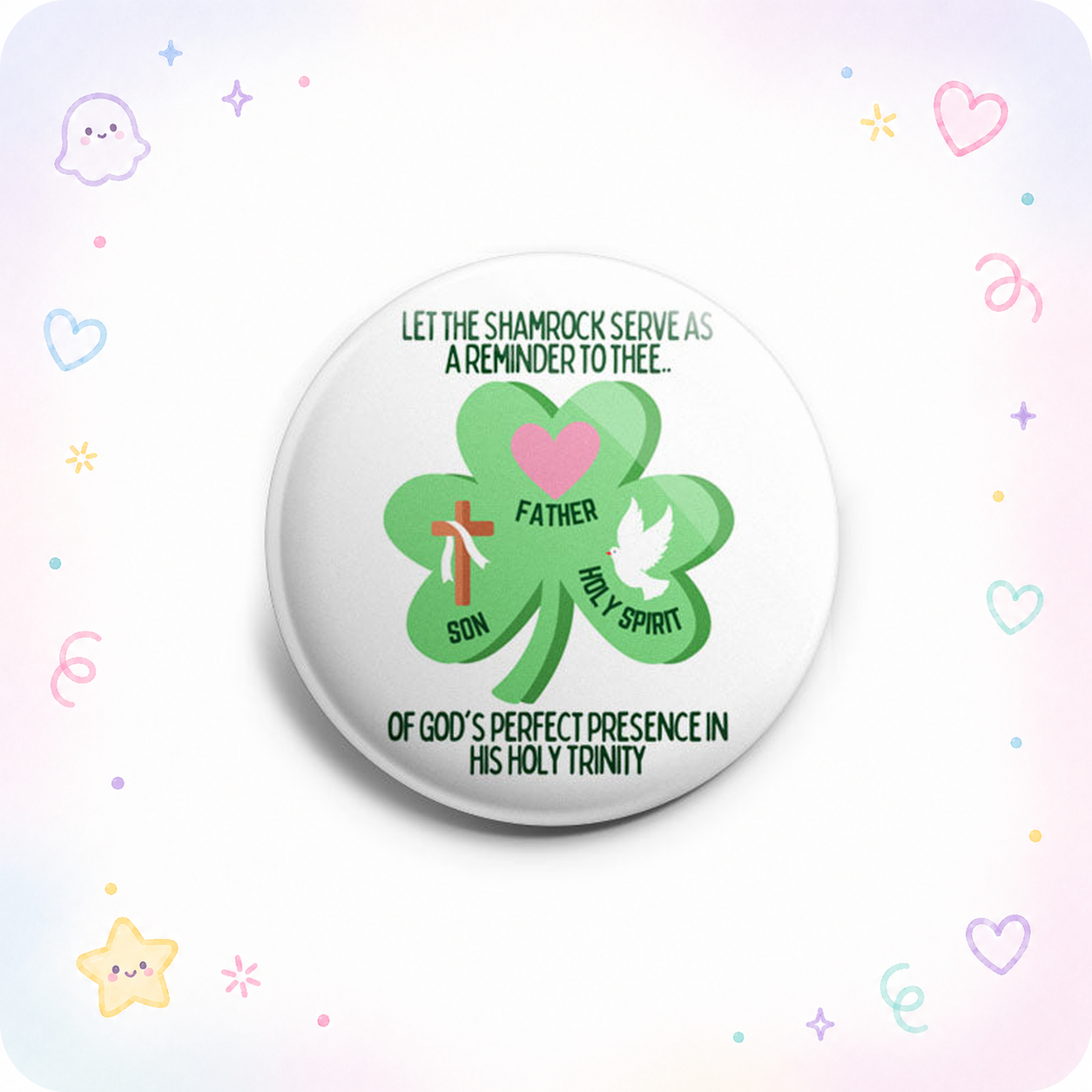 Holy Trinity Shamrock Topper - - Topperswap