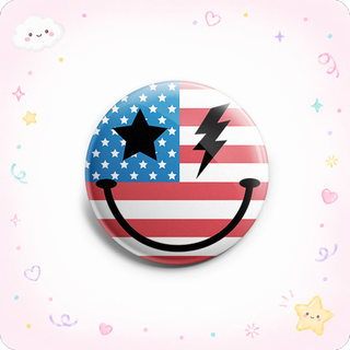 Smiley Stars & Stripes Topper