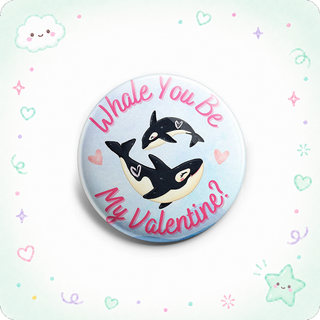 Whale Valentine Topper