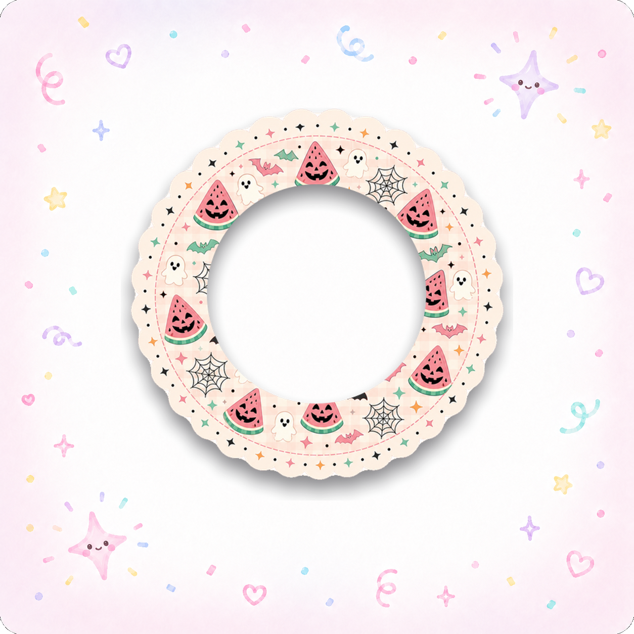 halloween watermelon pattern Swapper Frame