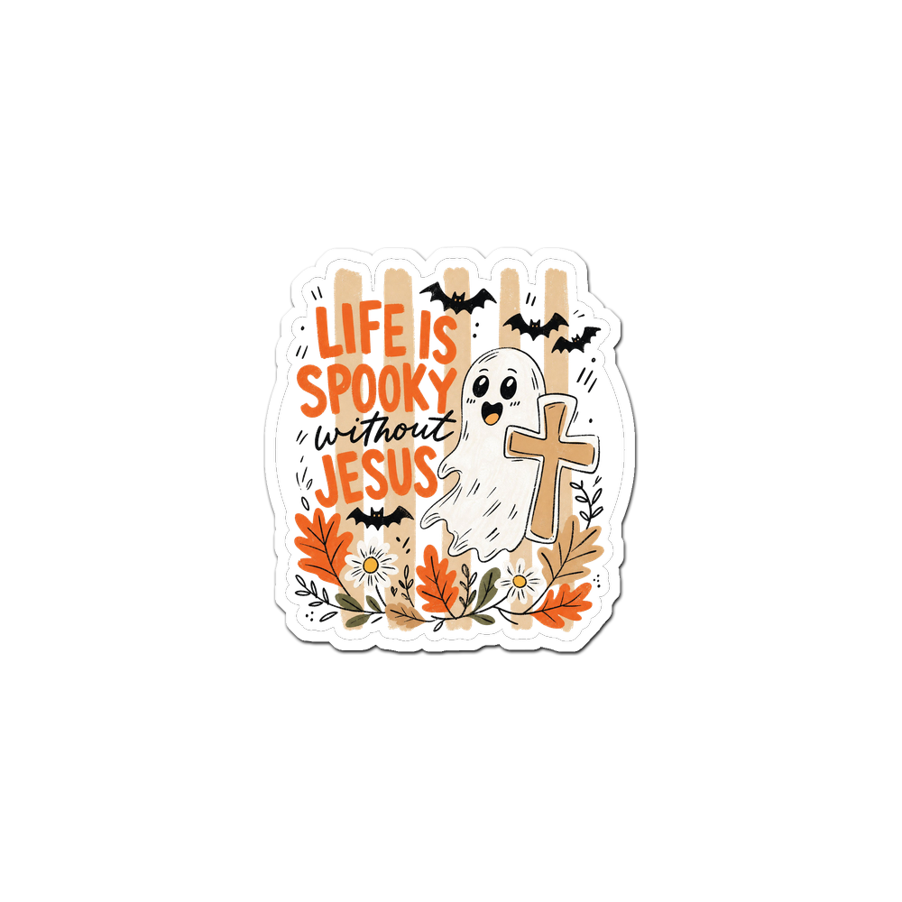 Spooky Faith Warrior Sticker