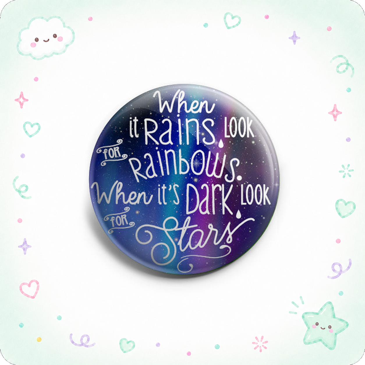 Rainbows & Stars Topper - - Topperswap