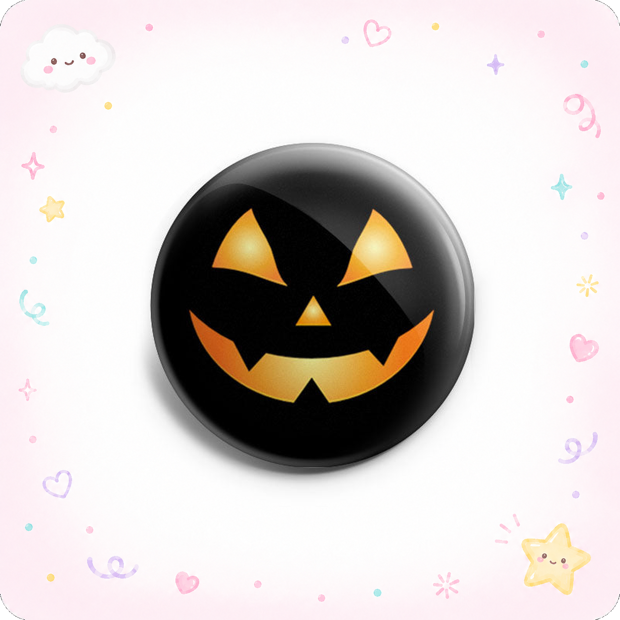 Scary Jack-O-Lantern Topper - Vault - - Topperswap