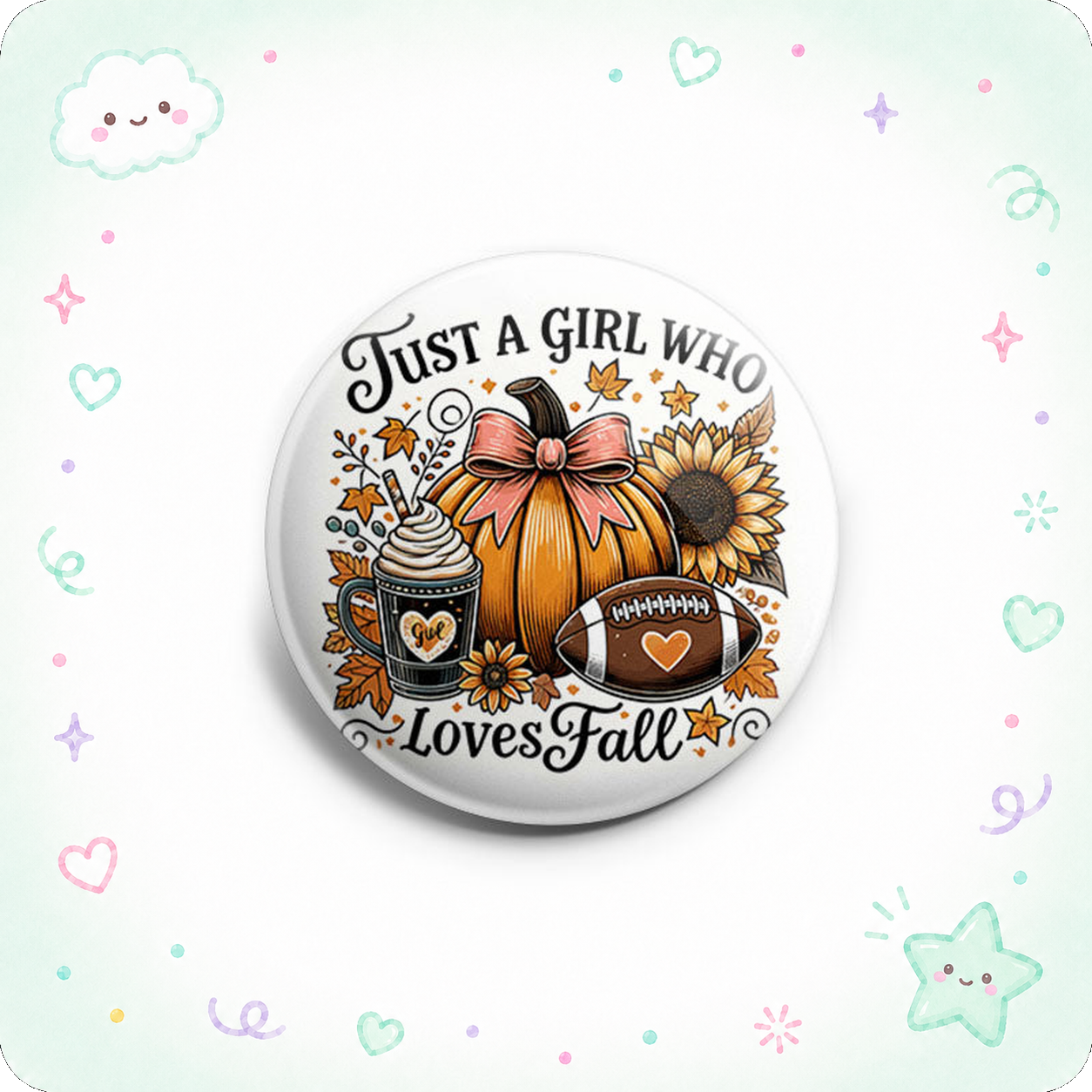Just a Girl Who Loves Fall Topper - - Topperswap