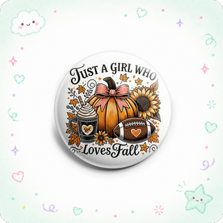 Just a Girl Who Loves Fall Topper