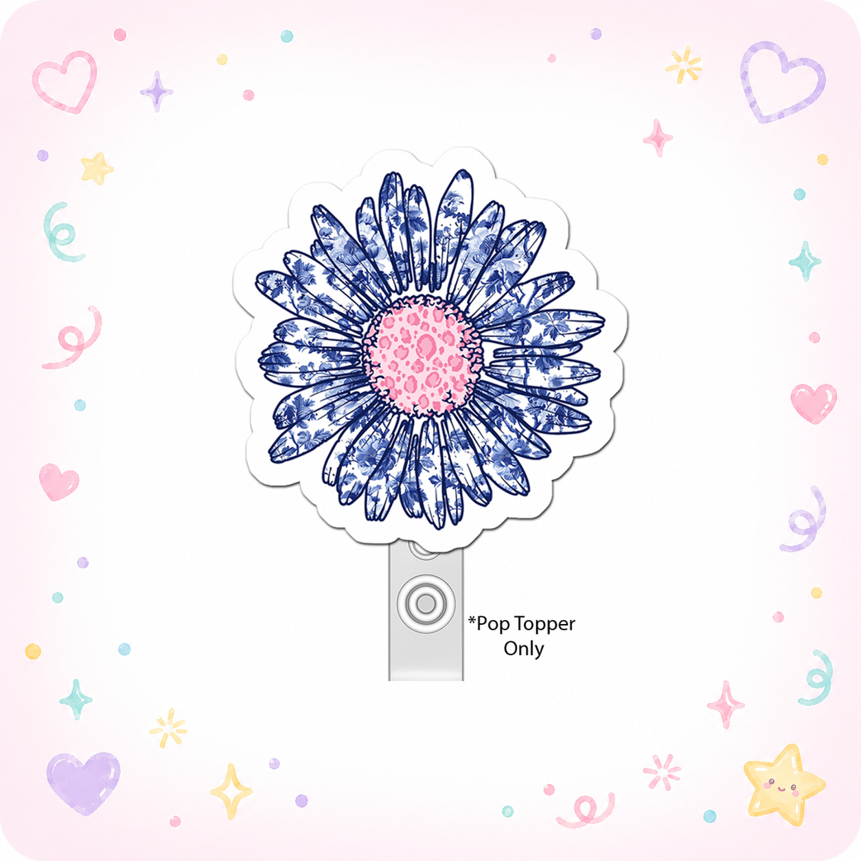 Floral Frenzy Queen Pop Topper - - Topperswap