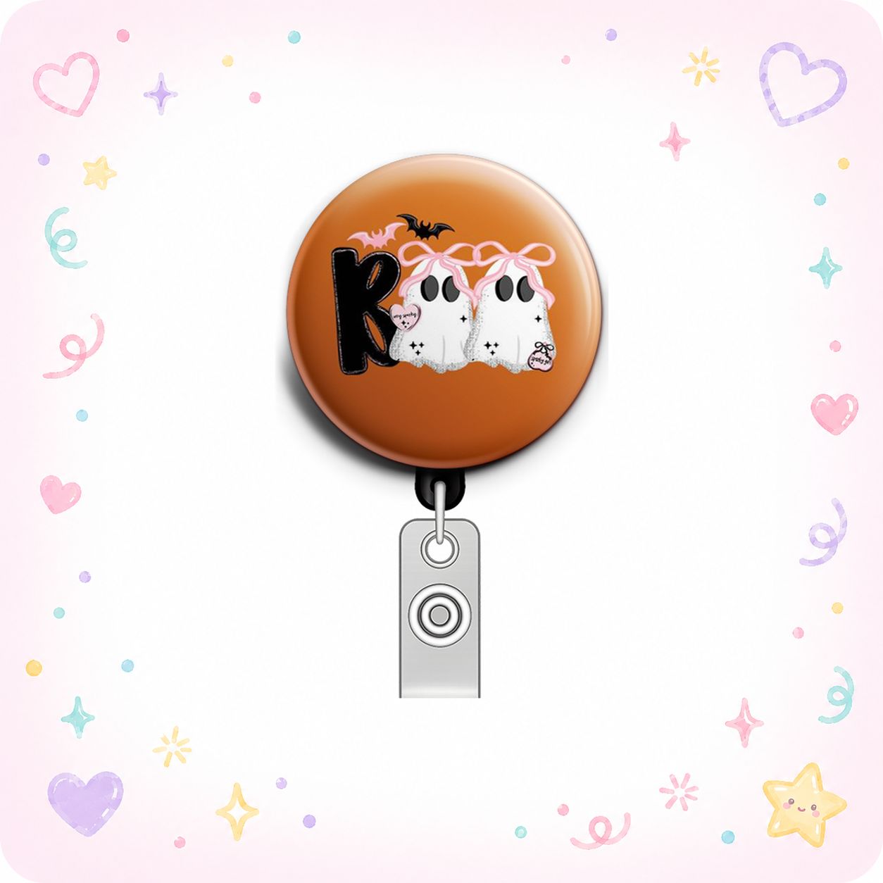 Boo-tiful Swapfinity Retractable ID Badge Reel - - Topperswap