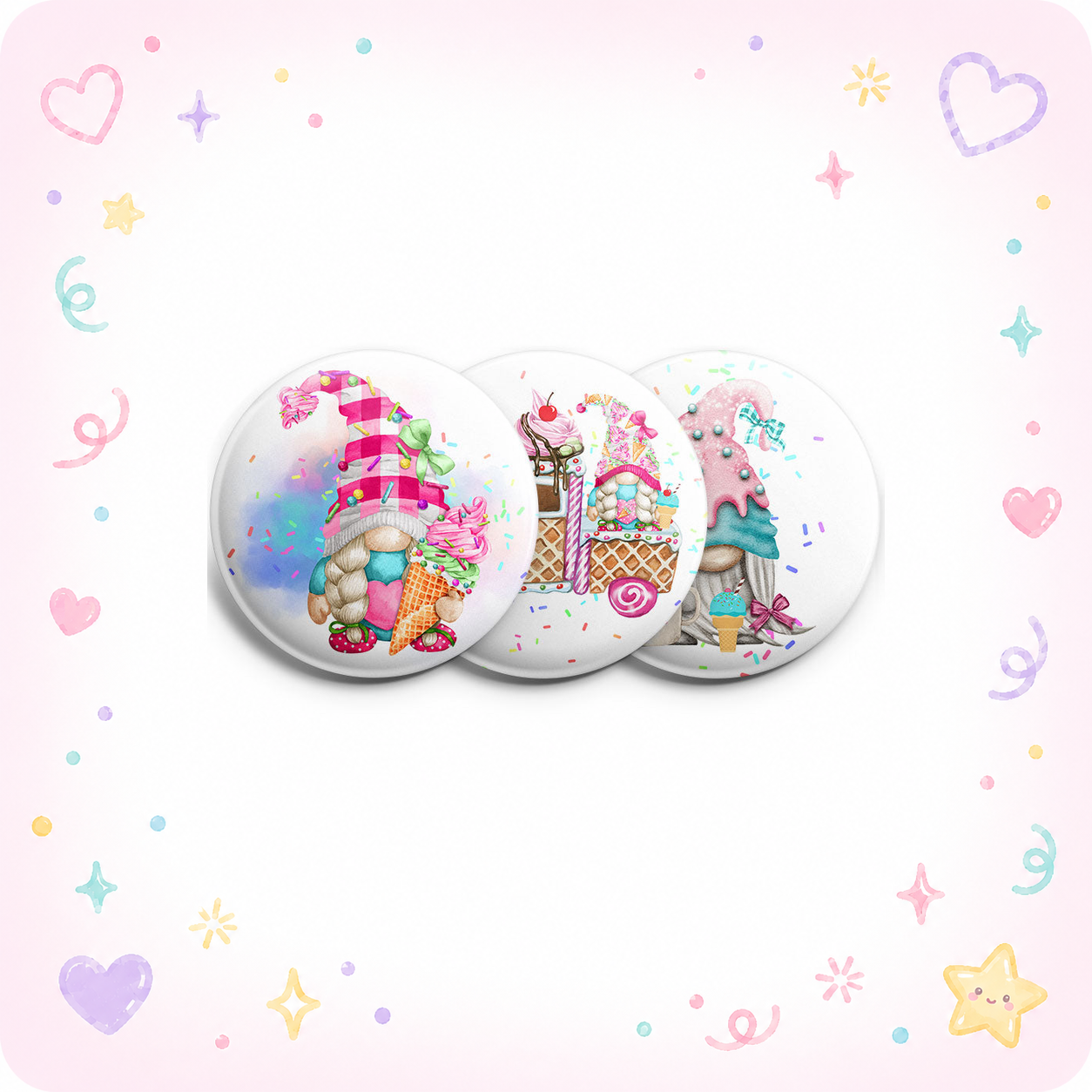 Sweet Gnomes 3-Pack (Save 5%) - - Topperswap