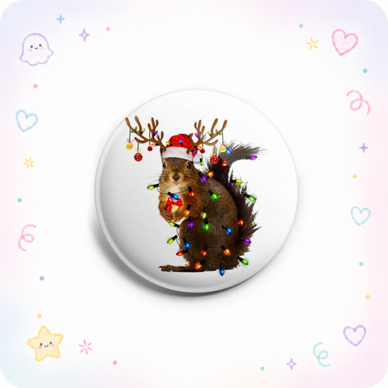 Twinkle Tangle Squirrel Topper - - Topperswap
