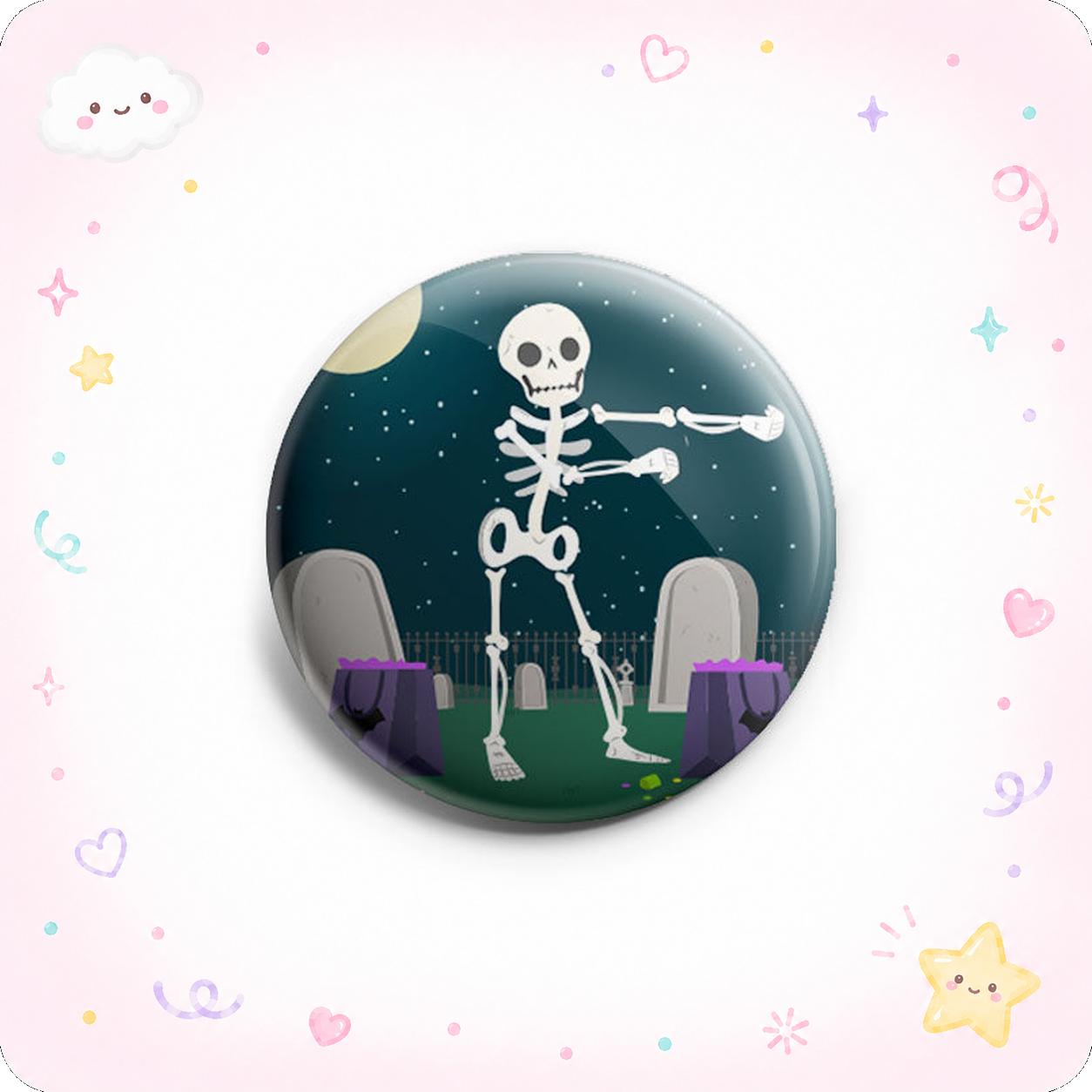 Flossing Skeleton Topper - Vault - - Topperswap