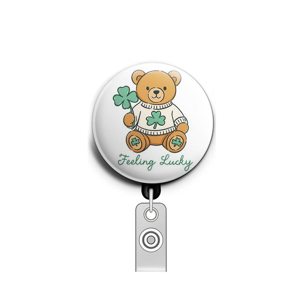 Lucky Charm Swapfinity Retractable ID Badge Reel - - Topperswap