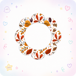 Autumn Leaves White Swapfinity Swapper Frame