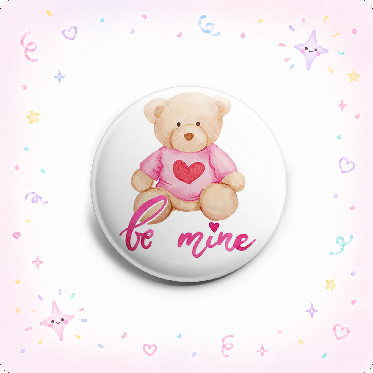 Be Mine Teddy Topper - - Topperswap