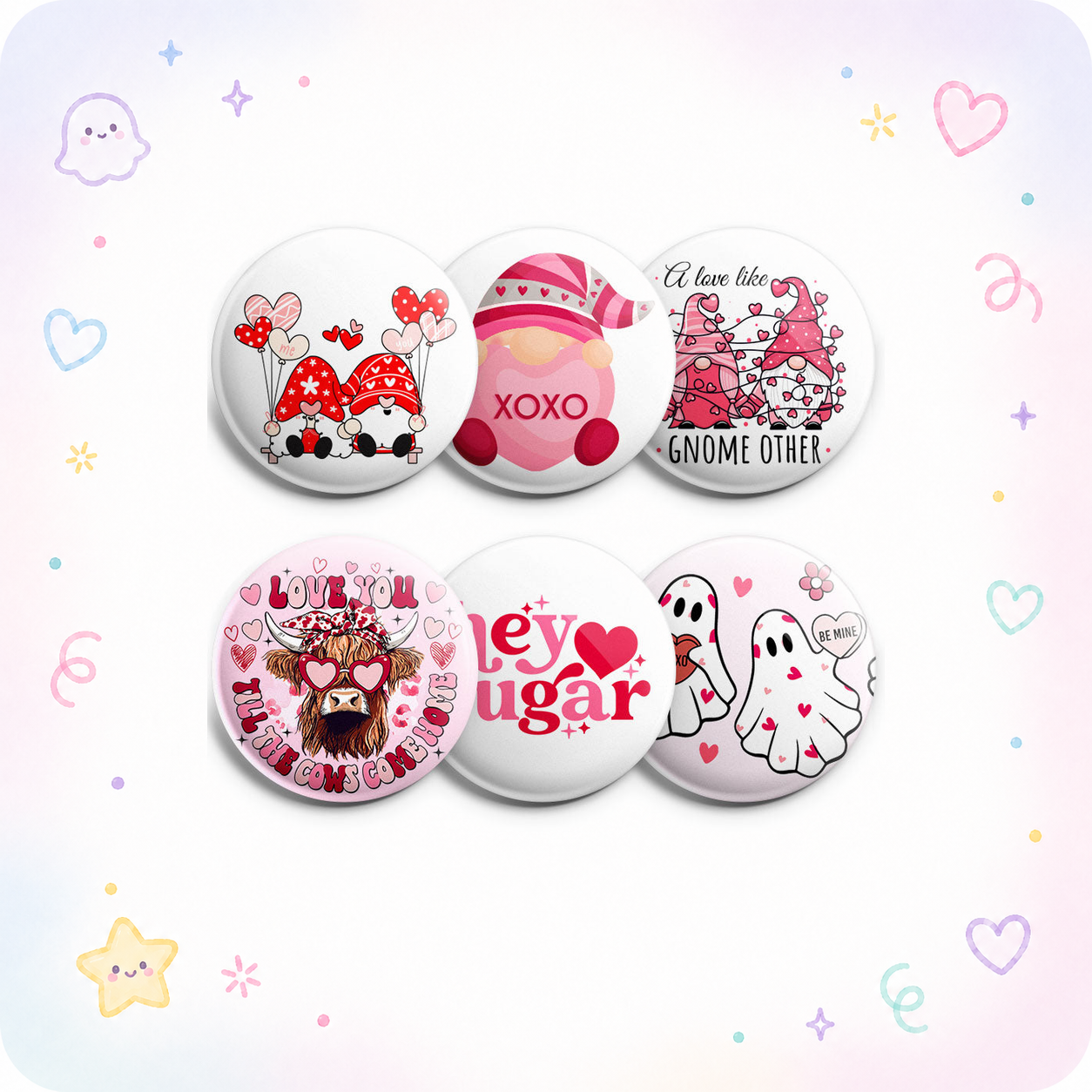 Gnomes and Fun Topper 6-Pack (Save 15%) - - Topperswap
