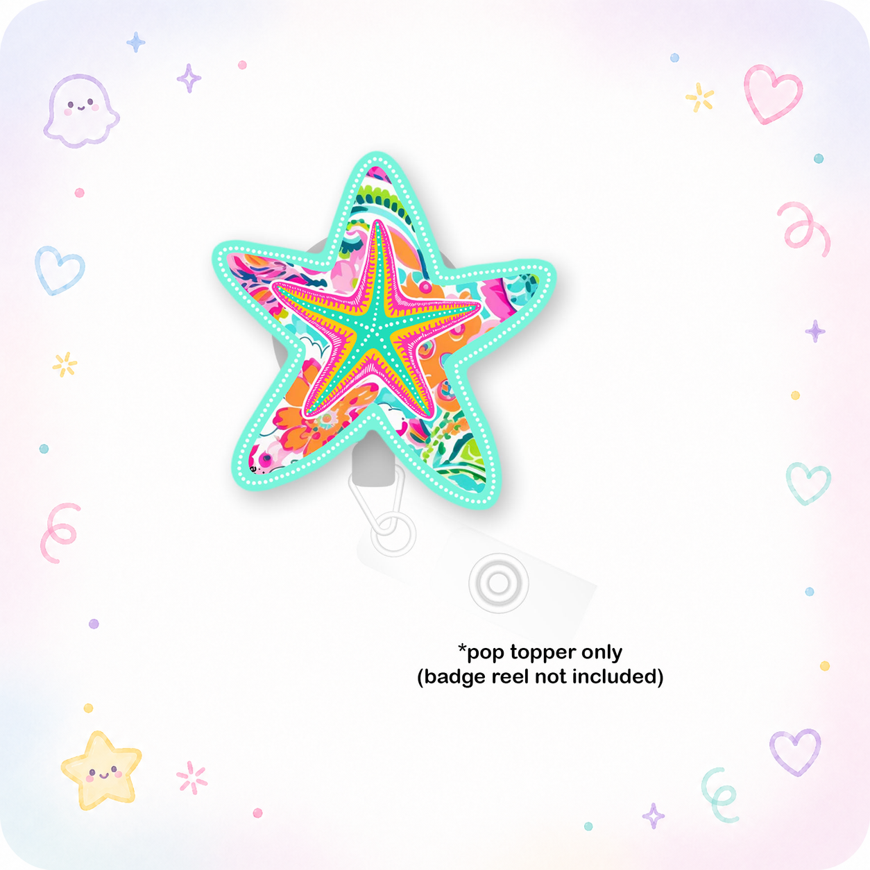 Starfish Splash Pop Topper - - Topperswap