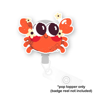 Cheerful Crab Pop Topper