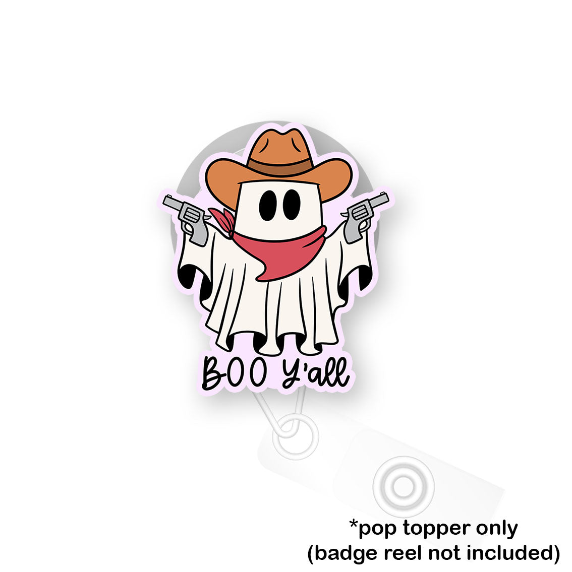 Boo Y'all Cowboy Pop Topper -  - Topperswap