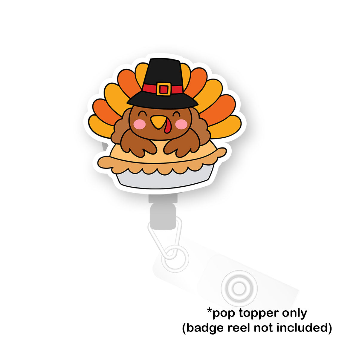 Pumpkin Pie Turkey Pop Topper -  - Topperswap