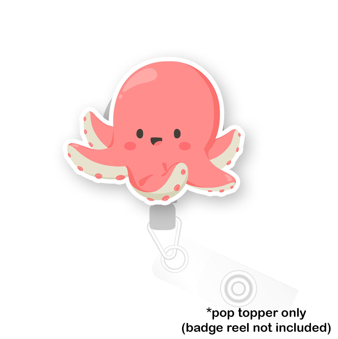 Cuddly Octopus Pop Topper - Flex - Matte - Topperswap