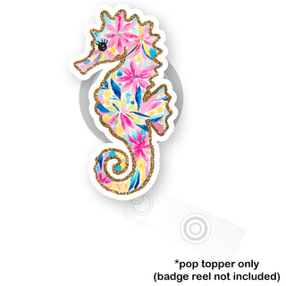 Sea You Sparkle Seahorse Pop Topper