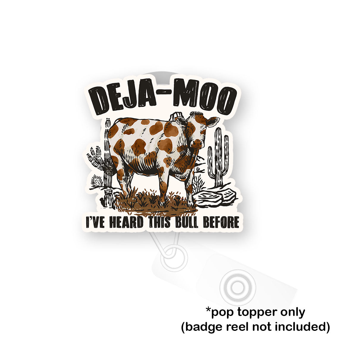 Deja-Moo Bull Pop Topper -  - Topperswap