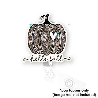 Leopard Pumpkin Pop Topper