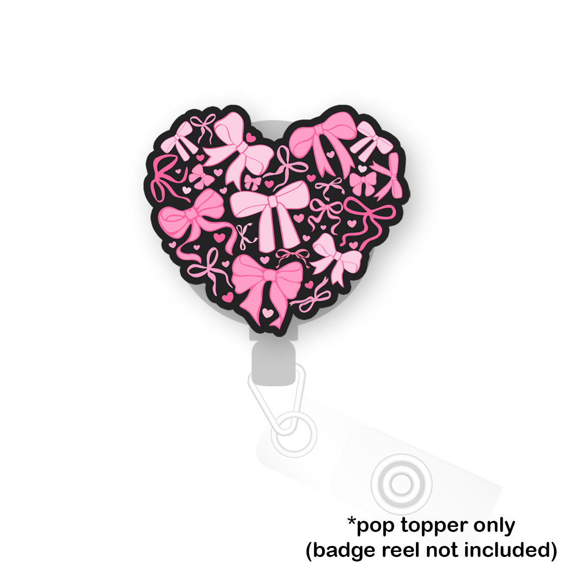 Bow-Tied Heart Pop Topper