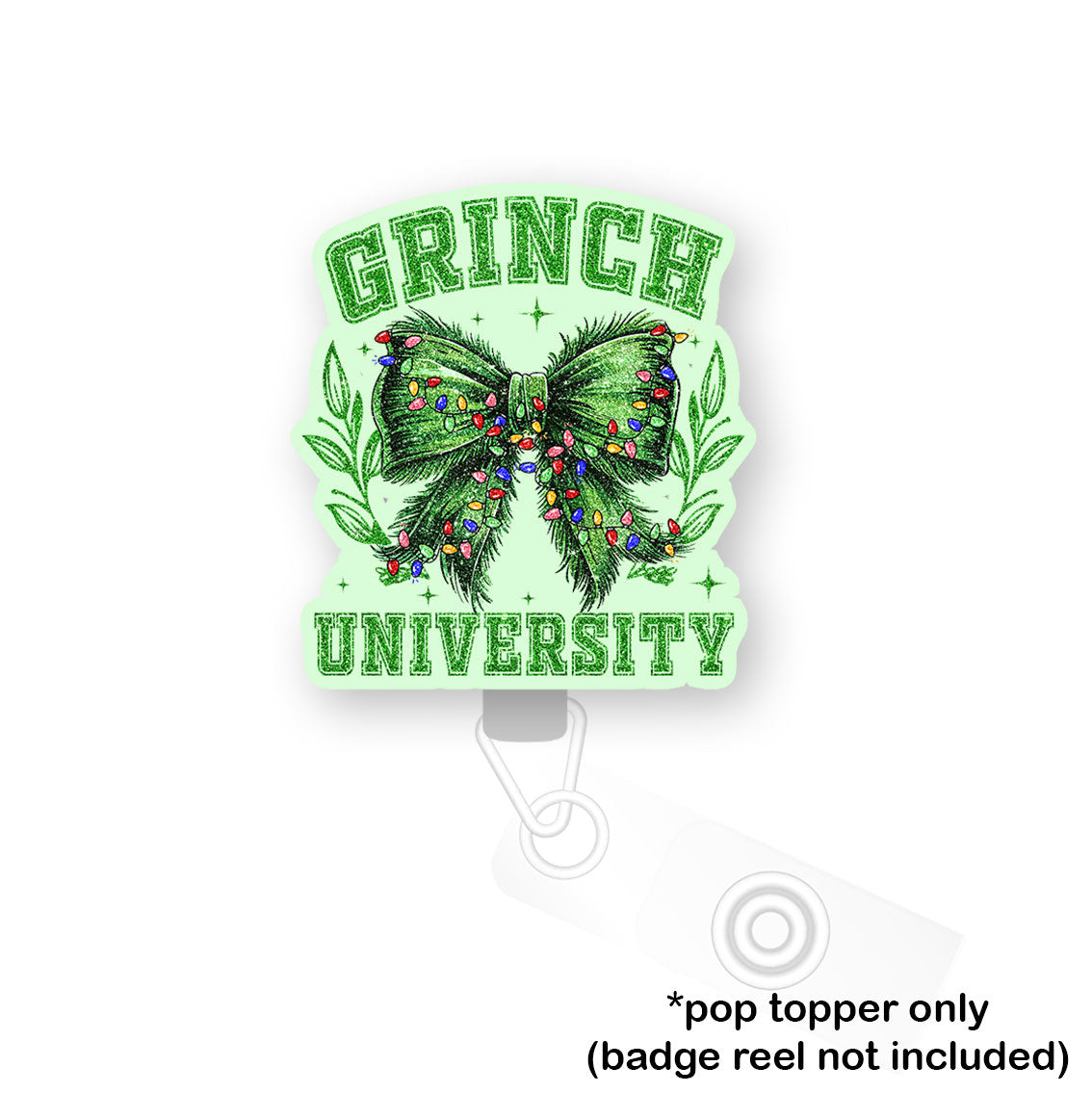 Grinch University Pop Topper - Classic Shine - Topperswap