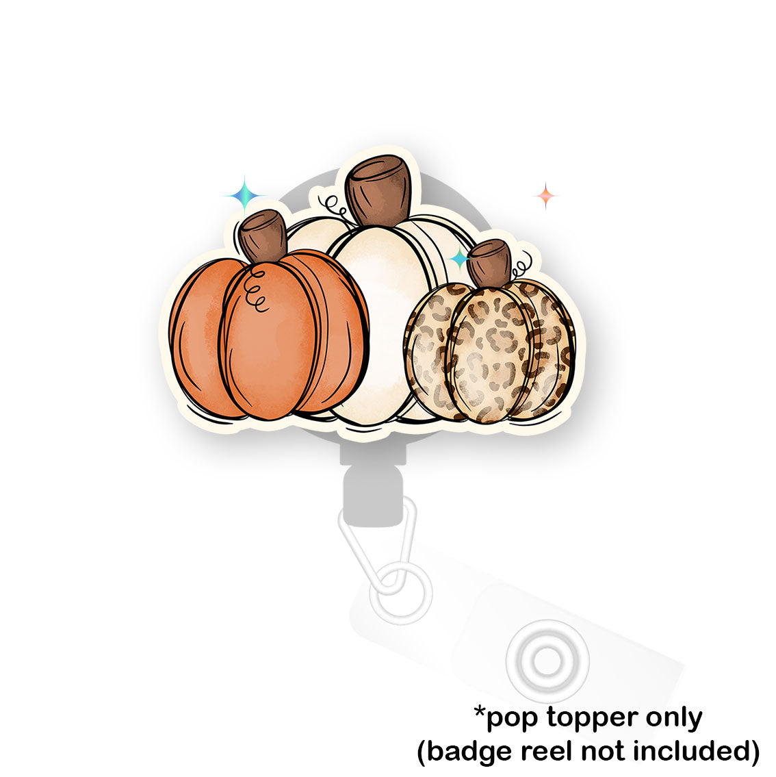 Chic Pumpkins Pop Topper - Classic Shine - Topperswap