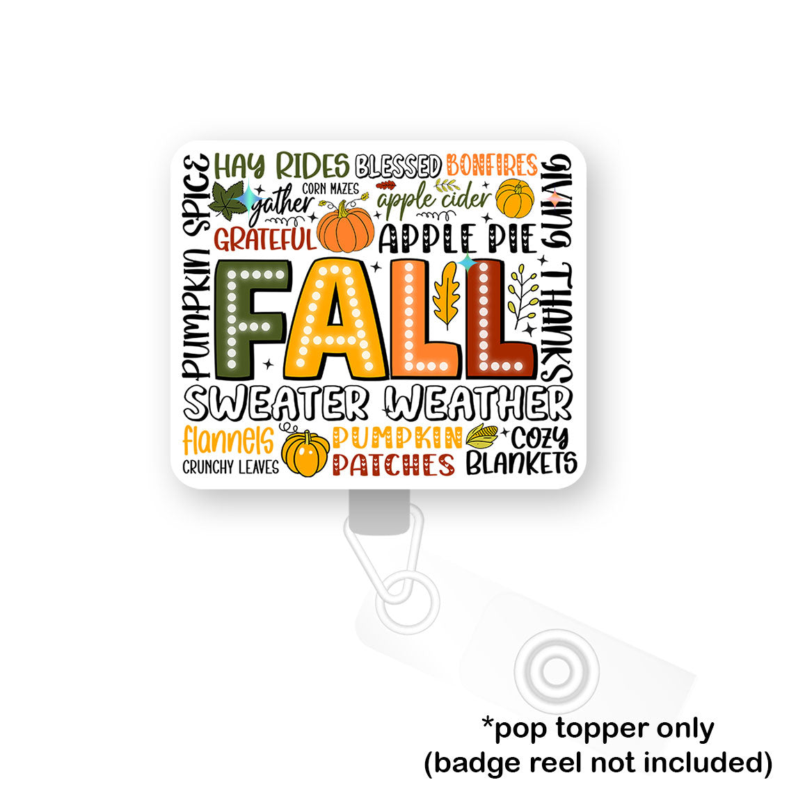 Fall Festivities Collage Pop Topper - Flex - Matte - Topperswap