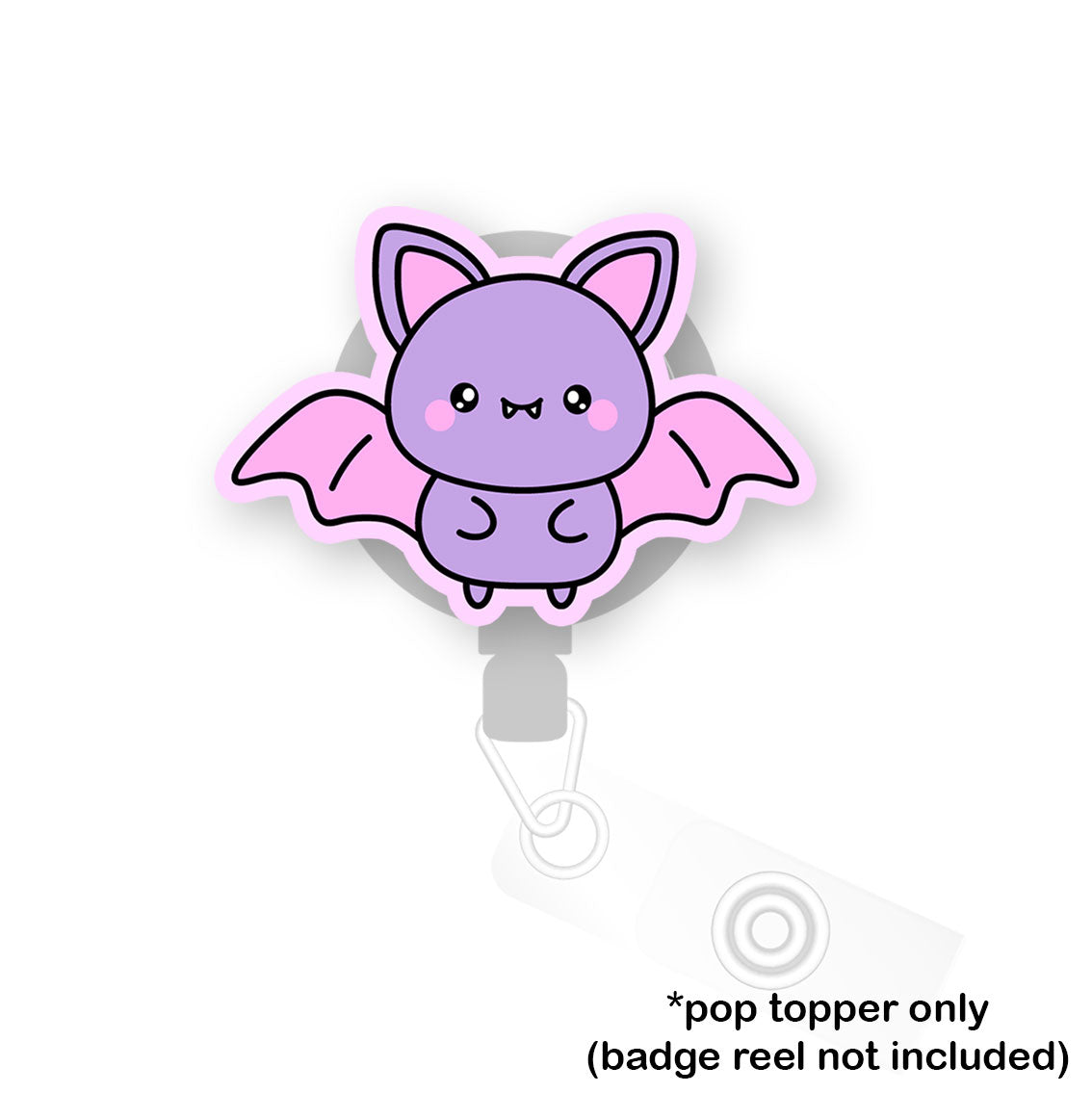 Purple Winged Cutie Bat Pop Topper - Flex - Matte - Topperswap