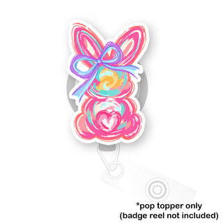 Easter Bunny Swirl Pop Topper