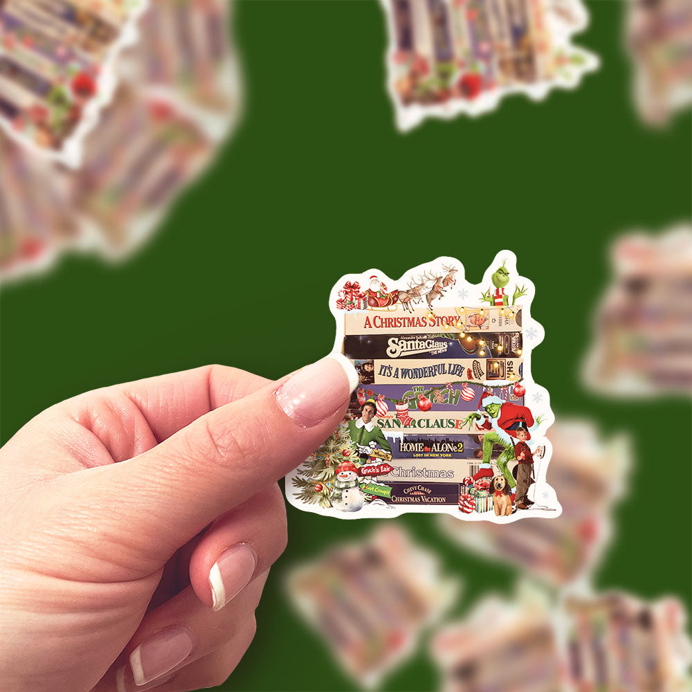 Christmas Movie Marathon Sticker - Classic Shine - Topperswap