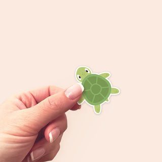 Serene Sea Turtle Sticker