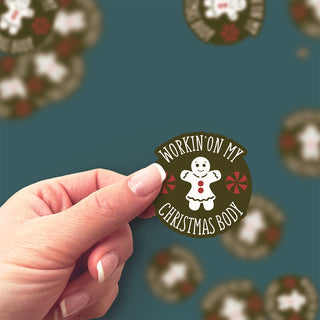 Christmas Body Goals Sticker