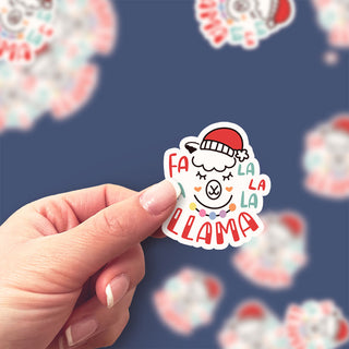 Fa La La Llama Joy Sticker