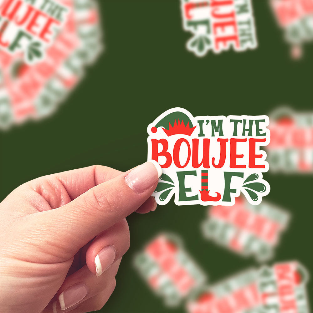 I'm The Boujee Elf Sticker -  - Topperswap