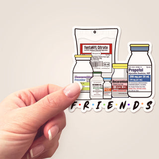 FRIENDS Nurse Sticker