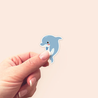 Dapper Dolphin Sticker