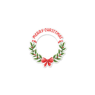 Merry Christmas Wreath Swapper