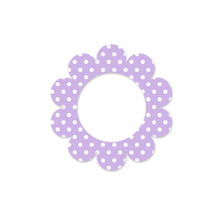Purple Polka Dot Easter Swapper