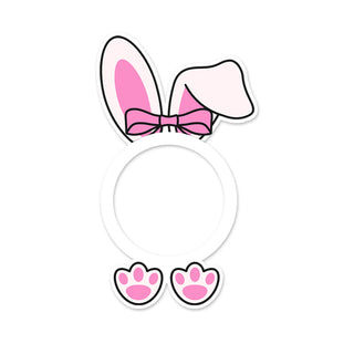 Pink Bow Bunny Ears Swapper