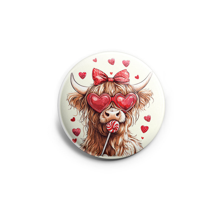 Sweetheart Highland Cow Topper