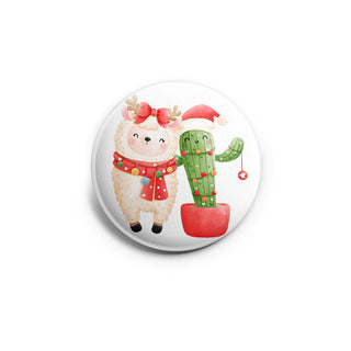 Festive Llama & Cactus Delight Topper