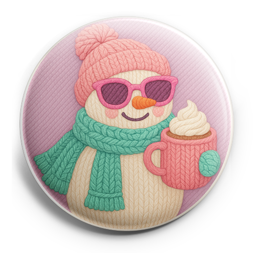Custom Design – A cozy girl glam snowman (girl) with cute hat, scarf, and su… - - Topperswap
