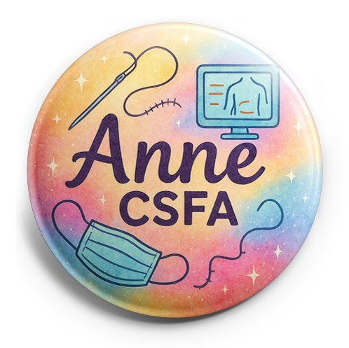 Custom Design – A personalized design prominently featuring the name "Anne C… - Topper
